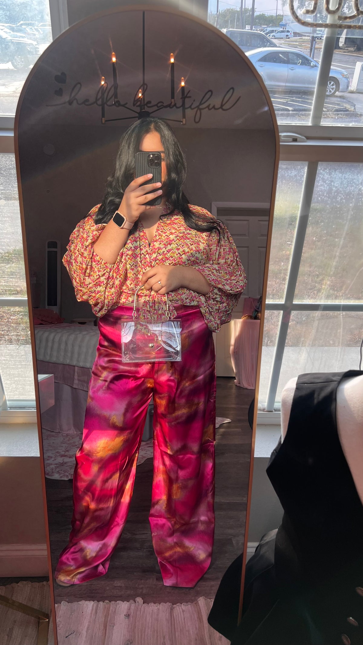 Sunset Tie Top