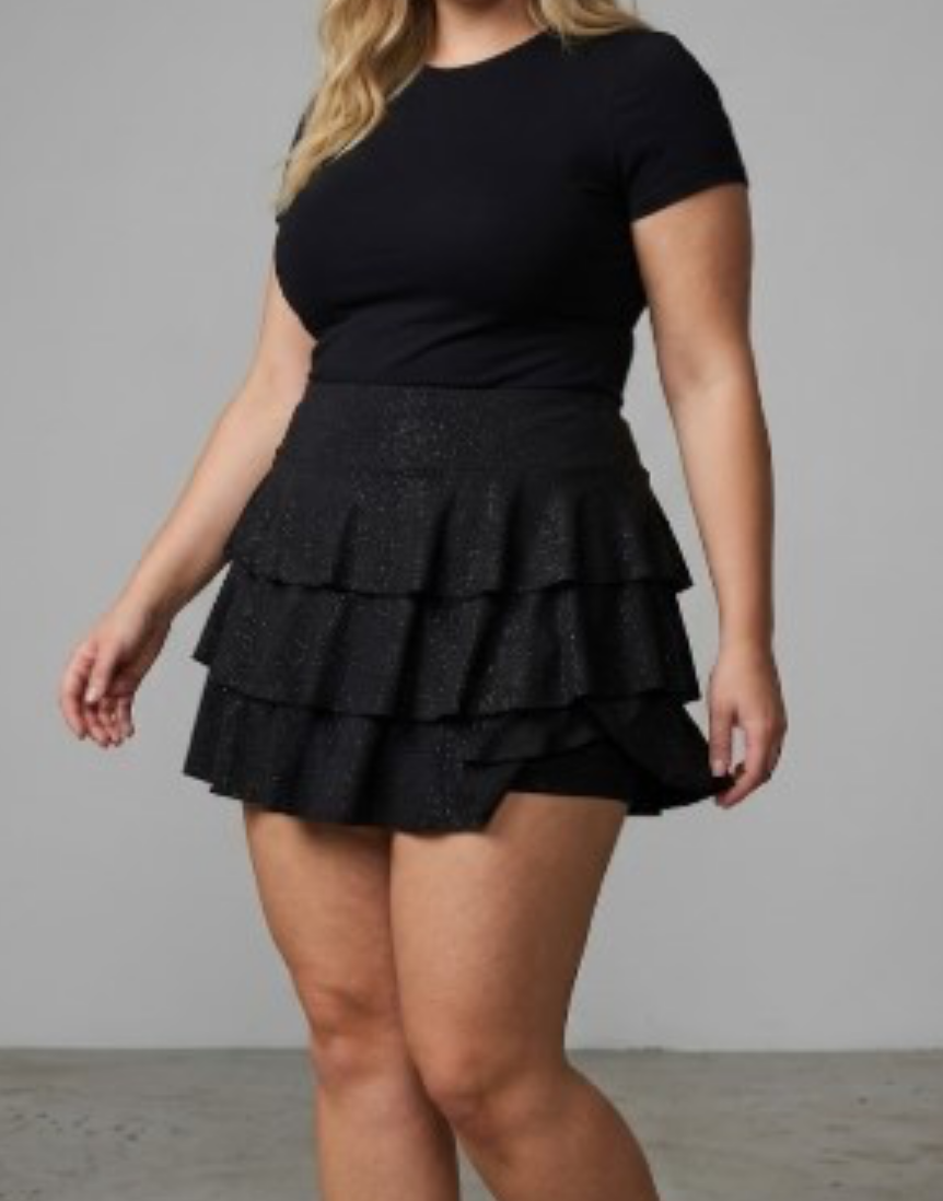 After Dark Ruffle Skort