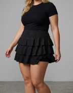 After Dark Ruffle Skort