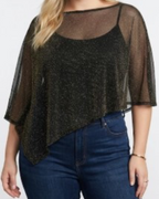 Golden Hour Mesh Poncho