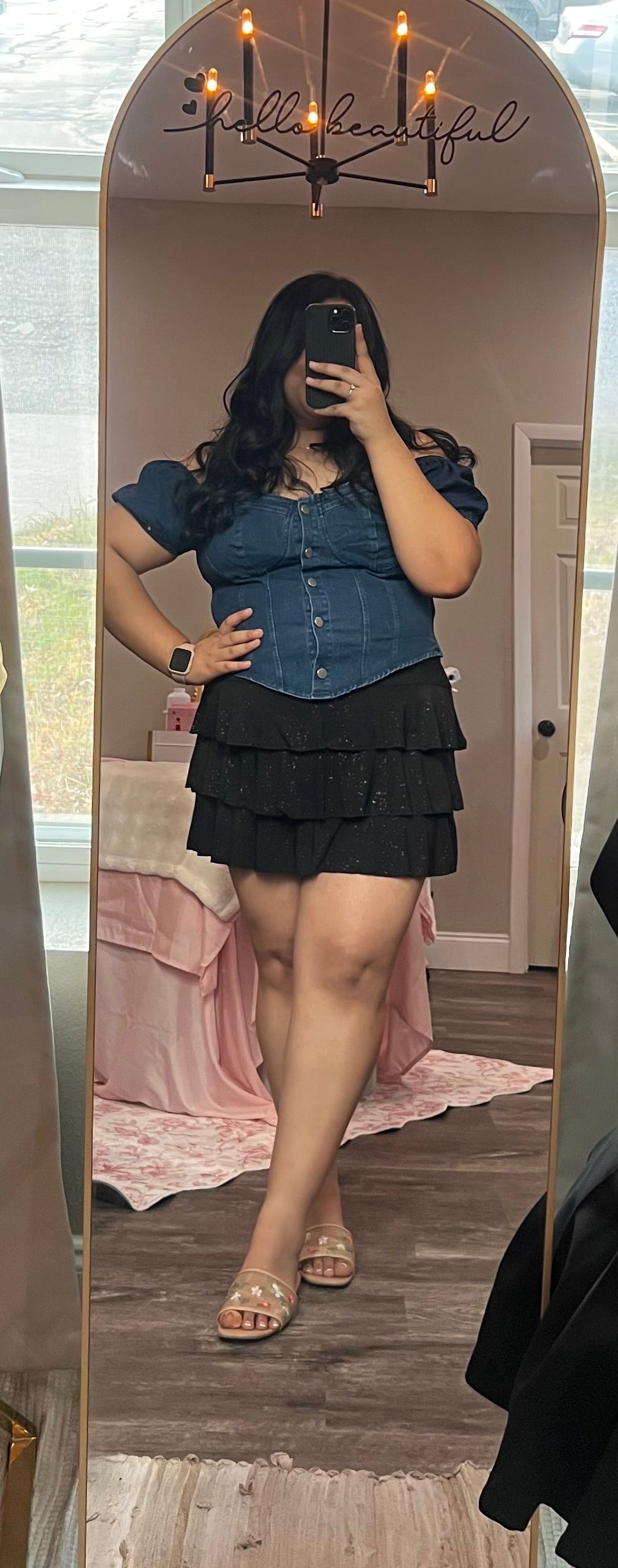 Midnight Denim Corset