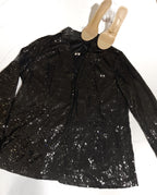 Black Sequin Blazer