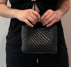Mini Woven Handle Bag