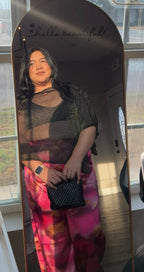 Golden Hour Mesh Poncho