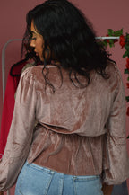 Smell The Roses Peplum Top