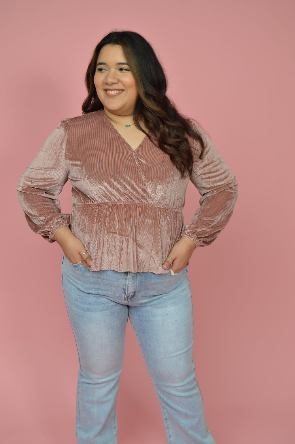 Smell The Roses Peplum Top