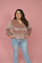 Smell The Roses Peplum Top