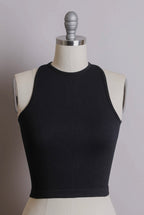 High Neck Racerback Tank Top