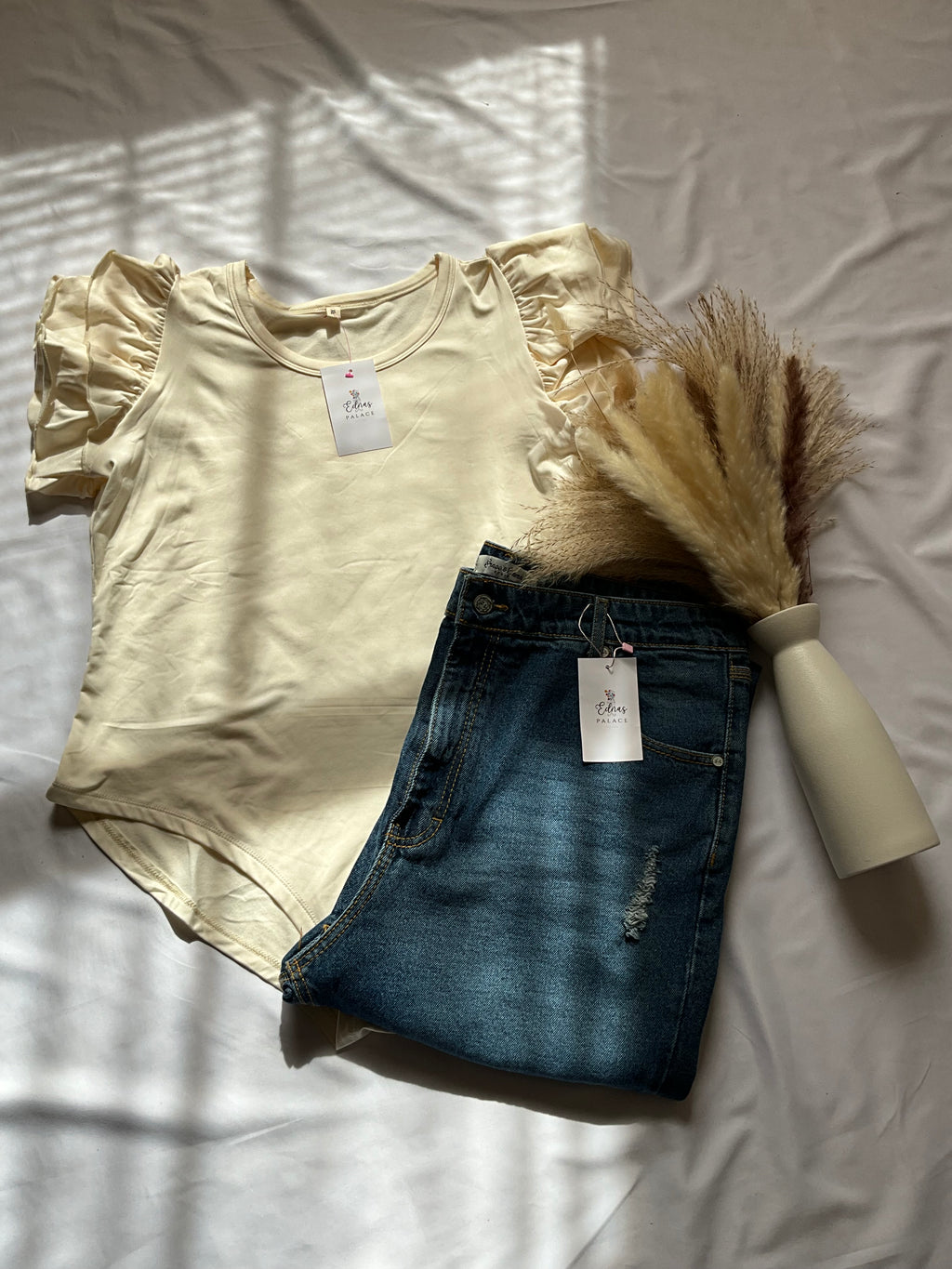 Ruffle Sleeve Bodysuit