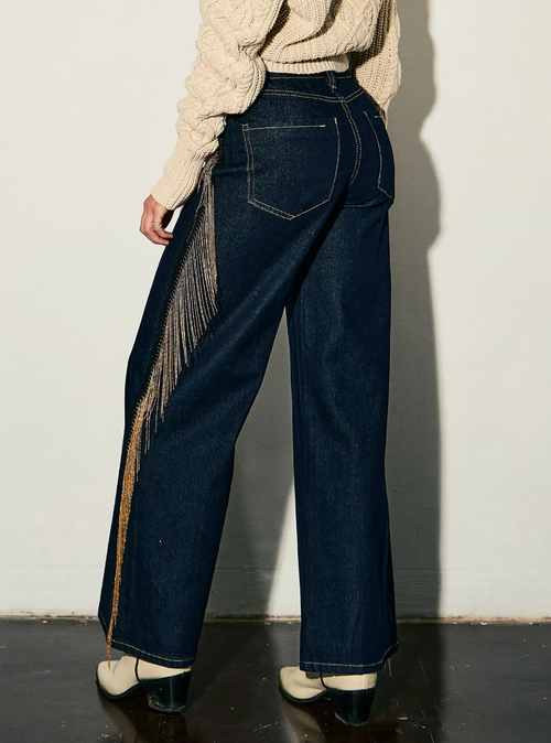 Midnight Fringe Jean