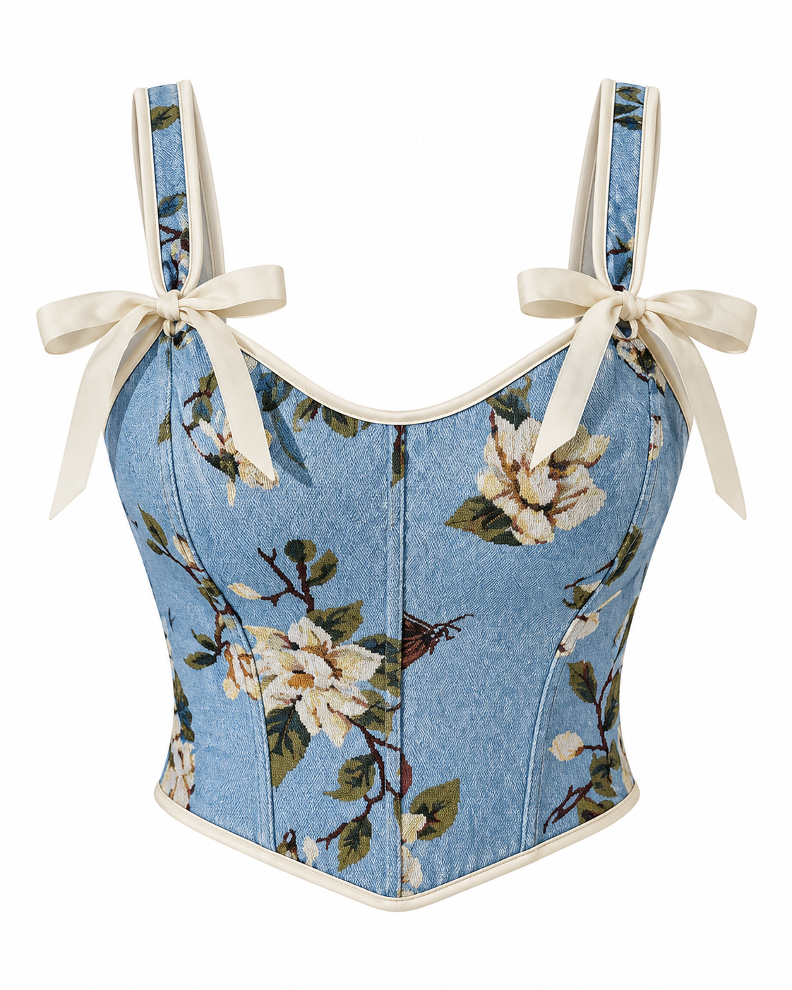 The Blue Bloom Corset